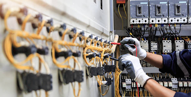 Professional Electrician technician working in Comfort, TX